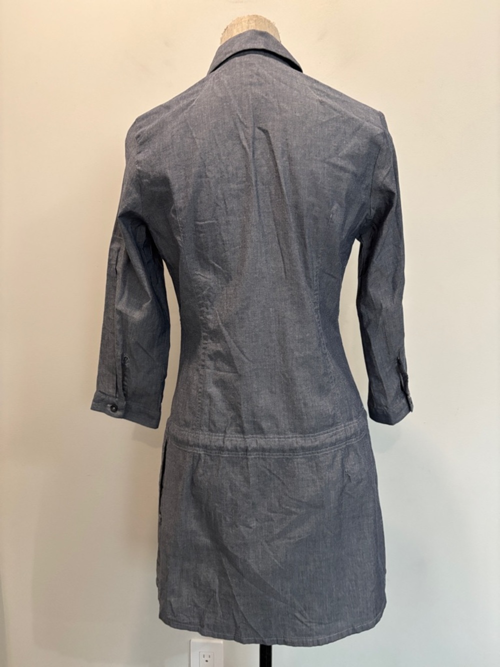 Arc'teryx Blanchard Tunic Shirt Drawstring Grey 3/4 Sleeve Sz S - Picture 9 of 16